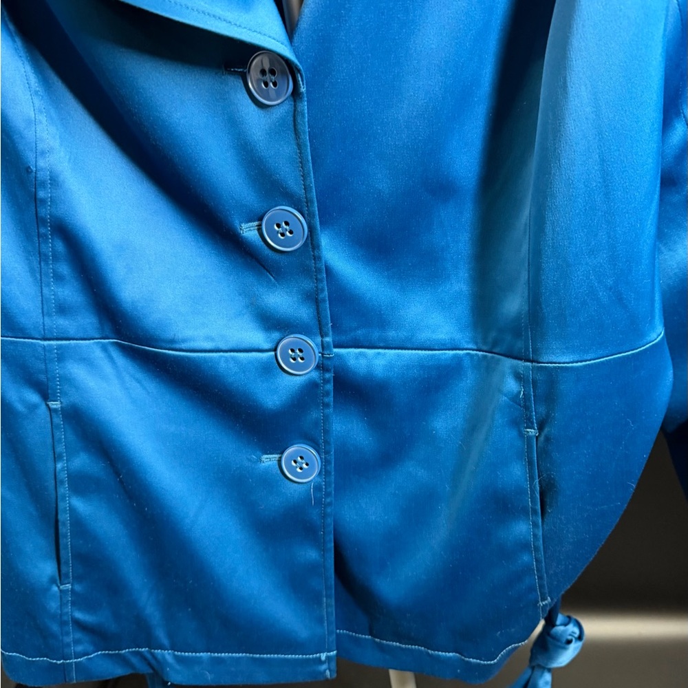NEW/LANE BRYANT Gorgeous Blue JACKET| Heavy Outer COAT| WOMEN'S Size 24 - Picture 9 of 11